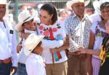 Presidenta firma decreto por el cual suman 45 mil 794 ha restituidas al pueblo Yaqui, inaugura comedor y anuncia plan de agricultura y pesca
