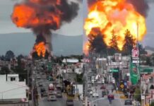 Explosión de cuatro pipas en Puebla provoca evacuación de más de 2 mil personas