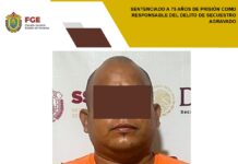 Fiscalía de Veracruz logra sentencia de 75 años de prisión en contra de secuestrador en Juan Rodríguez Clara
