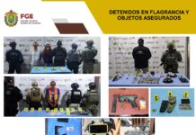 FGE realiza 33 cateos y 32 detenciones en 25 municipios de Veracruz