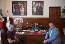Se reúne Gobernadora Nahle con “Tato” Vega y Pérez Astorga, para refrendar unidad y coordinación