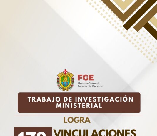 Lleva Fiscalía ante la justicia a 178 presuntos responsables de delitos de alto impacto en Veracruz
