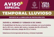 Mantiene Ayuntamiento de Veracruz vigilancia permanente ante potencial de lluvias y tormentas eléctricas
