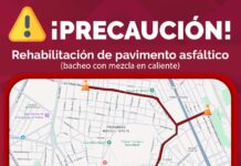 Iniciará Ayuntamiento rehabilitación de pavimento asfáltico en avenida Miguel Alemán