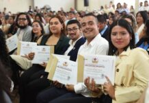 Entregó SEV 116 reconocimientos a egresadas y egresados de maestría de la UPV