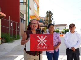Una obra más para Xalapa, “porque los recursos del pueblo se ejercen en su beneficio”: Daniela Griego