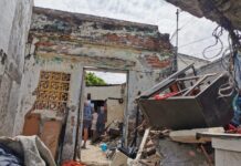 DIF Municipal de Veracruz brinda atención a familia por colapso de techo de vivienda