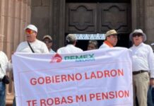 Tras manifestación, jubilados de Pemex logran pago de pensiones por un máximo de $134 mil