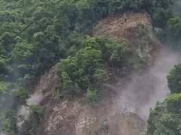 Reportan deslizamiento de cerro en Atempa, municipio de Ilamatlán, en la huasteca veracruzana