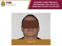 En operativo coordinado, se detuvo en la CDMX a Levy “N” alias “Comandante Levy”, presunto responsable de doble homicidio en Atoyac