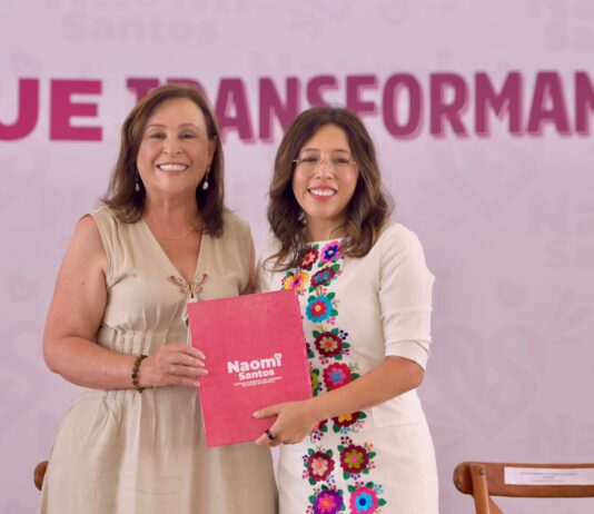 Diputada Naomi Santos rinde cuentas al distrito de Minatitlán
