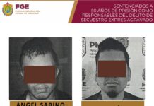 Condenan a dos responsables de secuestro exprés agravado a 50 años de prisión