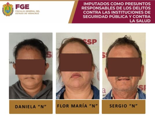 Legalizan detención e imputan a tres personas por delitos contra la seguridad pública y contra la salud