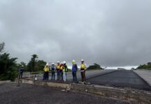 Concluye SICT colado de losas del distribuidor vial de acceso al puerto de Veracruz
