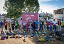 Con apoyo de la ciudadanía, trabaja Ayuntamiento en la recuperación de espacios públicos, hubo Tequio