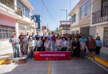 Trabaja Ayuntamiento para que la gente viva mejor; entrega Daniela Griego obra número 17 de la Administración