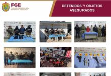 Como resultado de 30 cateos, 13 personas fueron detenidas en 24 municipios de Veracruz