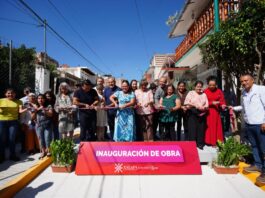 Entrega Daniela Griego primera obra de pavimentación integral realizada con recursos federales