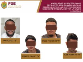 En Veracruz se fortalece combate a la delincuencia: vinculan a proceso a presuntos generadores de violencia en Alvarado