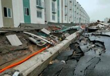 Tras aguacero, Infonavit supervisa daños a casas en construcción en el puerto de Veracruz