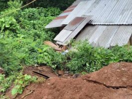 Reportan una joven fallecida y dos casas sepultadas por lluvias y derrumbes en la sierra de Zongolica