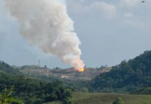 Acusan que incendio del pozo de gas de Las Choapas afecta la salud de pobladores, animales y cultivos
