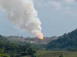 Acusan que incendio del pozo de gas de Las Choapas afecta la salud de pobladores, animales y cultivos