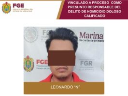 Vinculado a proceso presunto responsable de homicidio doloso calificado en Fortín de las Flores