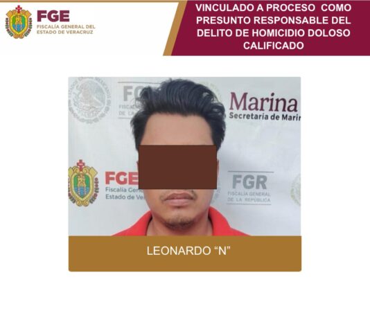 Vinculado a proceso presunto responsable de homicidio doloso calificado en Fortín de las Flores