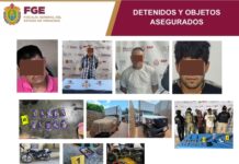 26 cateos y 21 detenidos, resultado de operativos coordinados en 20 municipios