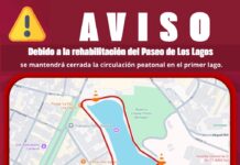 Cerrarán acceso peatonal en Los Lagos, por trabajos de rehabilitación