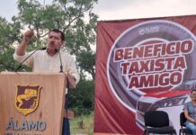 Histórico apoyo municipal a taxistas en Álamo Temapache