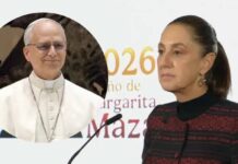 El Papa León XIV no vendrá pronto a México, dice Sheinbaum tras reunirse con el cardenal Parolin