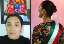 Atacan casa de diseñador textil zapoteco que bordó vestido de Sheinbaum; acusa amenazas y extorsión