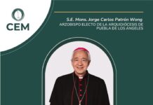 Designa el Papa León XIV a monseñor Jorge Carlos Patrón Wong como nuevo arzobispo de Puebla