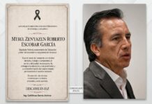 Cuitláhuac García lamenta muerte de Zenyazen Escobar y confía en que se esclarezca el hecho