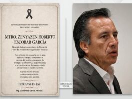 Cuitláhuac García lamenta muerte de Zenyazen Escobar y confía en que se esclarezca el hecho