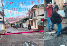 Riña durante fiestas patronales de Coatepec deja un hombre muerto y otro herido
