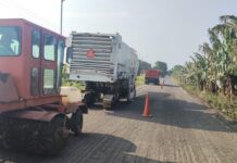 Mejora SICT Veracruz caminos en el municipio de San Rafael con el Megabachetón 2026