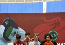 Refrenda Rosa María compromiso con el deporte tras histórica actuación de esgrimistas de la ciudad de Veracruz