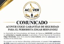 ACOVER exige garantías de seguridad para el periodista Edgar Hernández tras amenazas