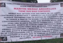 Amenaza grupo criminal al alcalde morenista de Tempoal, Martín Meraz