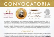 Abierta, la Convocatoria para otorgar la Medalla “Heberto Castillo Martínez” 2026