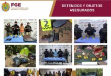 39 cateos en 33 municipios de Veracruz dejan 47 detenidos y fortalecen acciones contra el delito