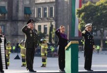 Sheinbaum encabeza acto solemne en memoria de las víctimas de los sismos de 1985 y 2017