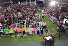 Ante 65 mil asistentes, presidenta informa que en Edomex hay casi 5 millones de beneficiarios de los Programas para el Bienestar