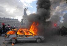 Protestan 800 mil en Francia por alza en precios; reportan mil 200 detenidos y 150 agentes heridos