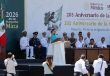 Exalta Sheinbaum en Veracruz vocación de ayuda humanitaria de la Armada de México en su 205 aniversario
