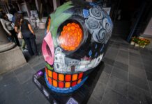 Recorre la Ruta de Calaveras Monumentales en el Centro Histórico y vota por tus favoritas