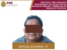 Prisión preventiva por violencia familiar y tentativa de feminicidio en Gutiérrez Zamora